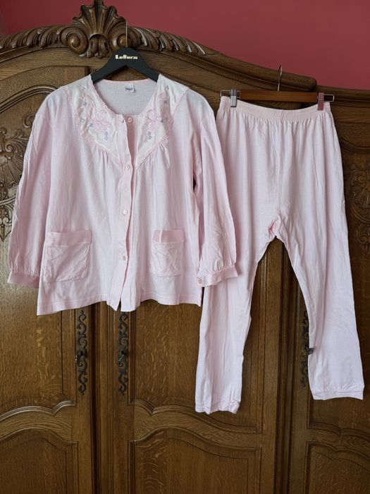 Piżama dwuczęściowa różowa M/38