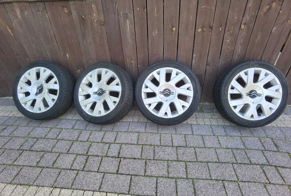 Oryginalne felgi Citroen C4 z oponami Hankook | 17 cali, rozstaw 4x108