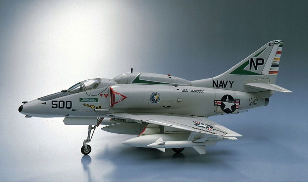 Hasegawa B09 samolot A-4E/F Skyhawk model do sklejania 1:72