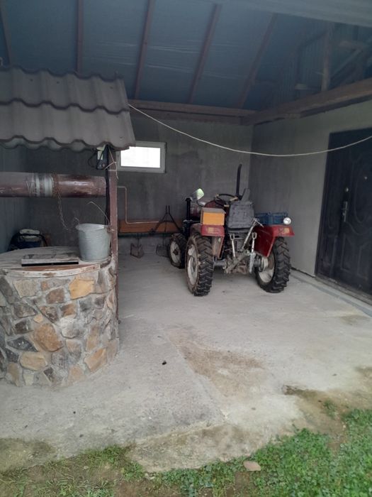 Трактор xt224, причіп, борони