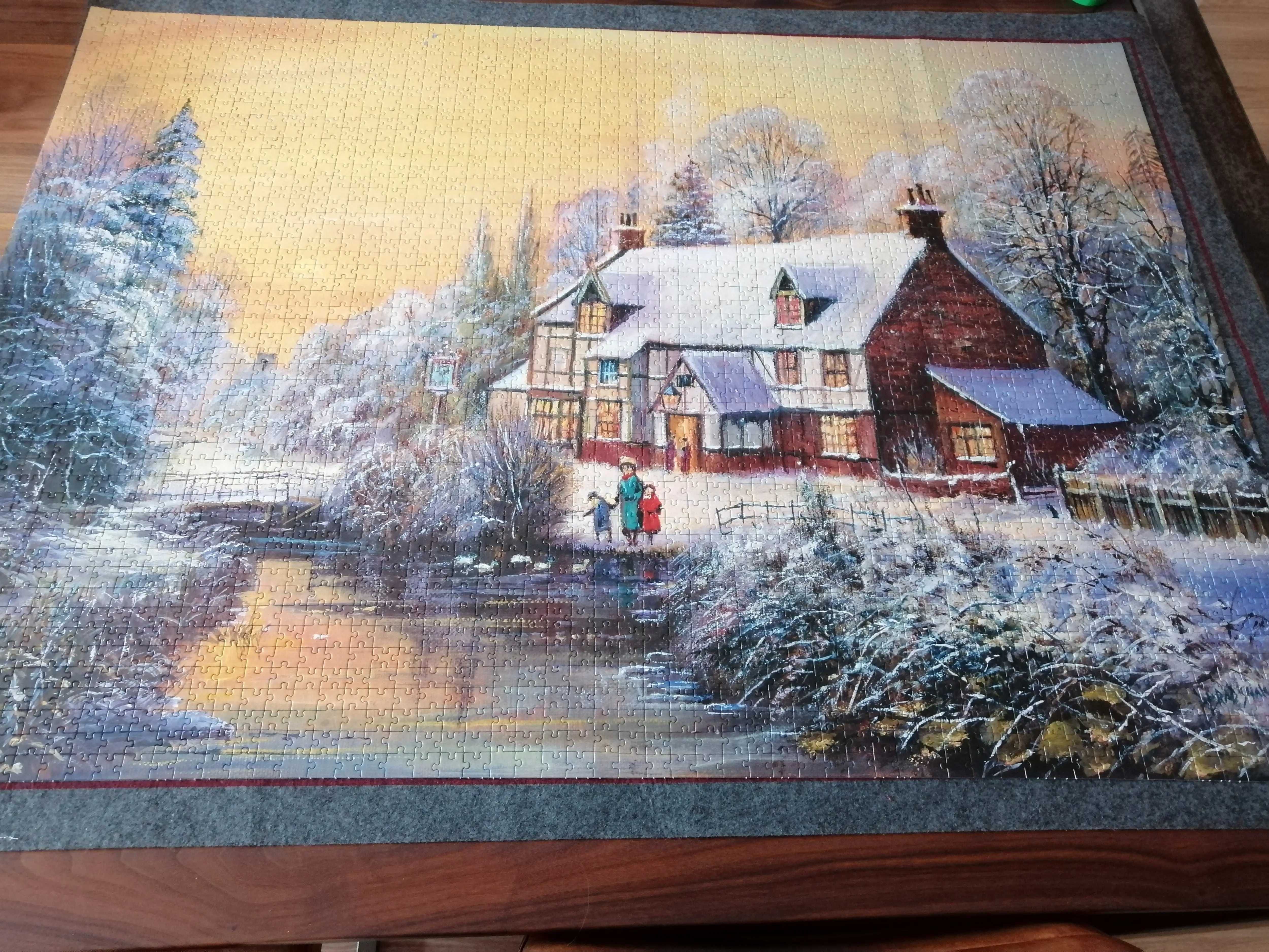 Puzzle Trefl 3000 Winter Time z organizatorem nowe