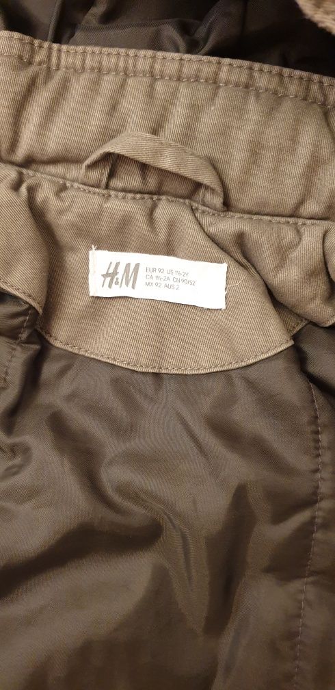 Куртка парка h&m 92 демісезон