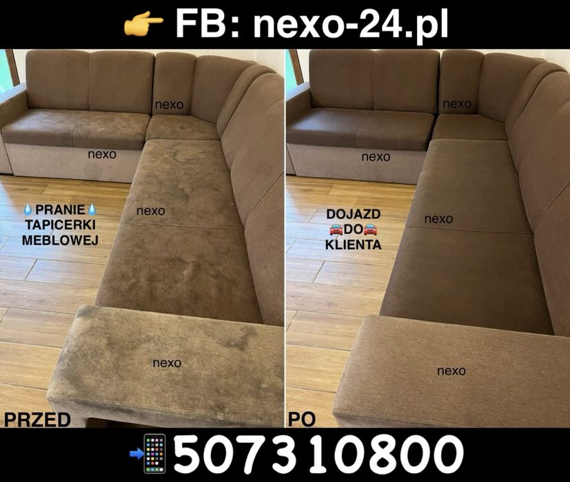 PRANIE tapicerki meblowej, samochodowej. Cieszyn, Wisła, Skoczów