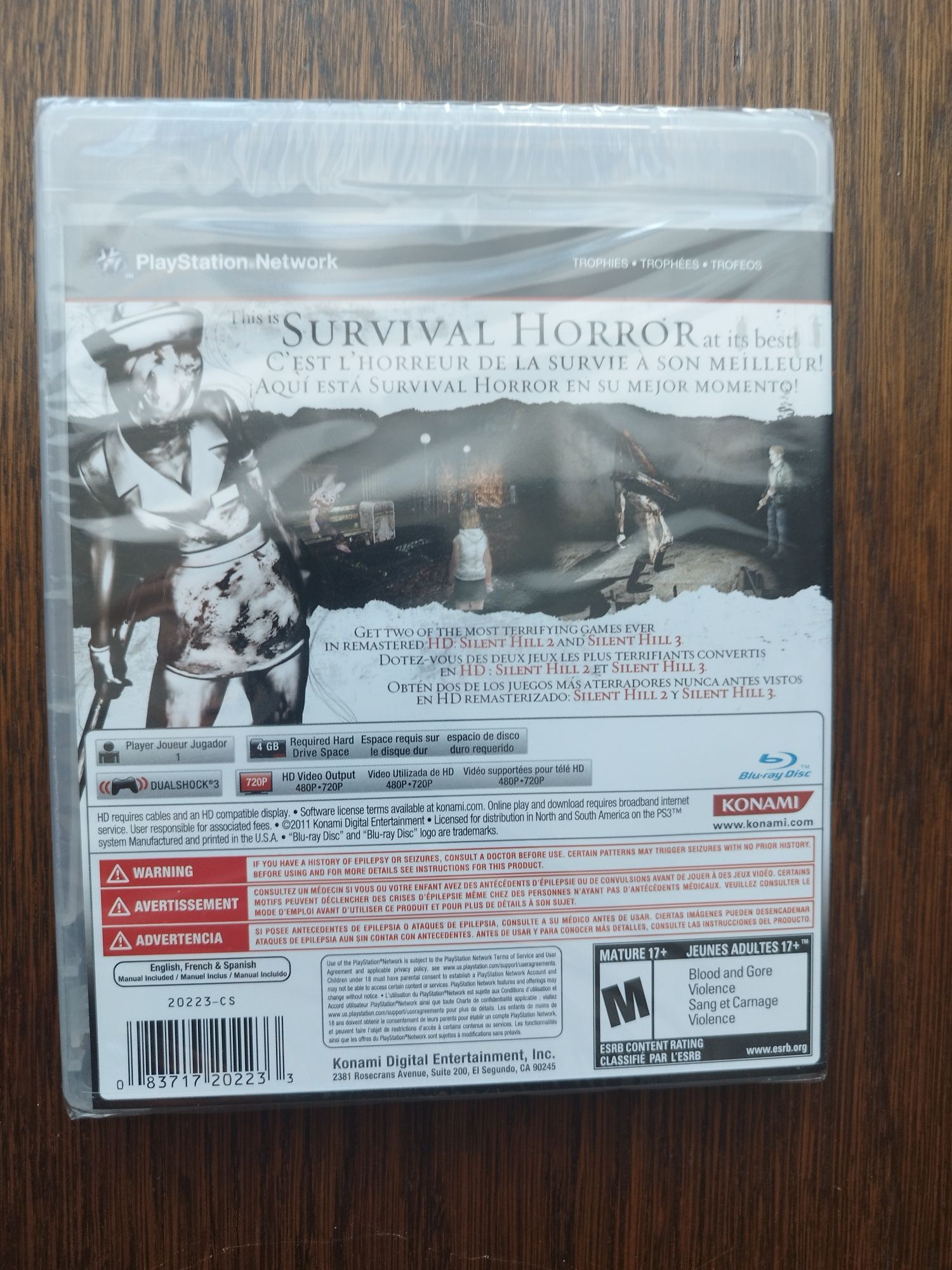 Silent Hill HD Collection PS3 nowa 3xa