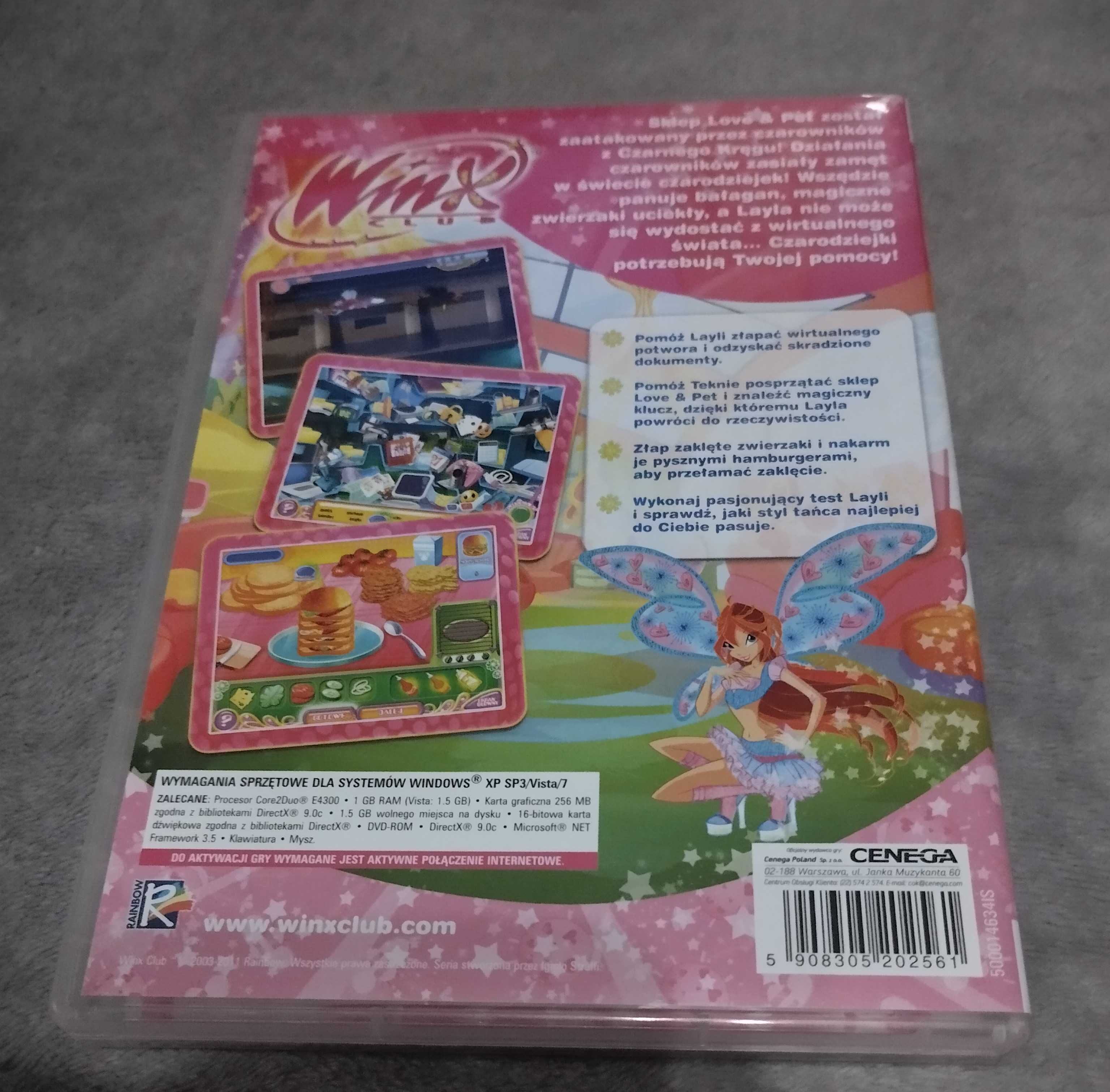 Płyty winx club gry PC DVD - ROM