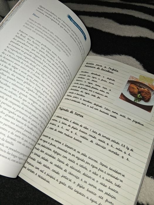 Livro Viagens pelas Receitas de Portugal NOVO