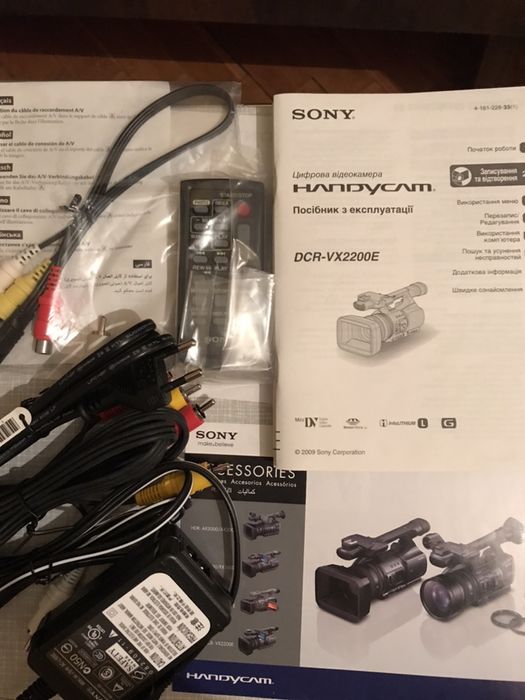 Профессиональная видеокамера. Sony DCR-VX 2200E