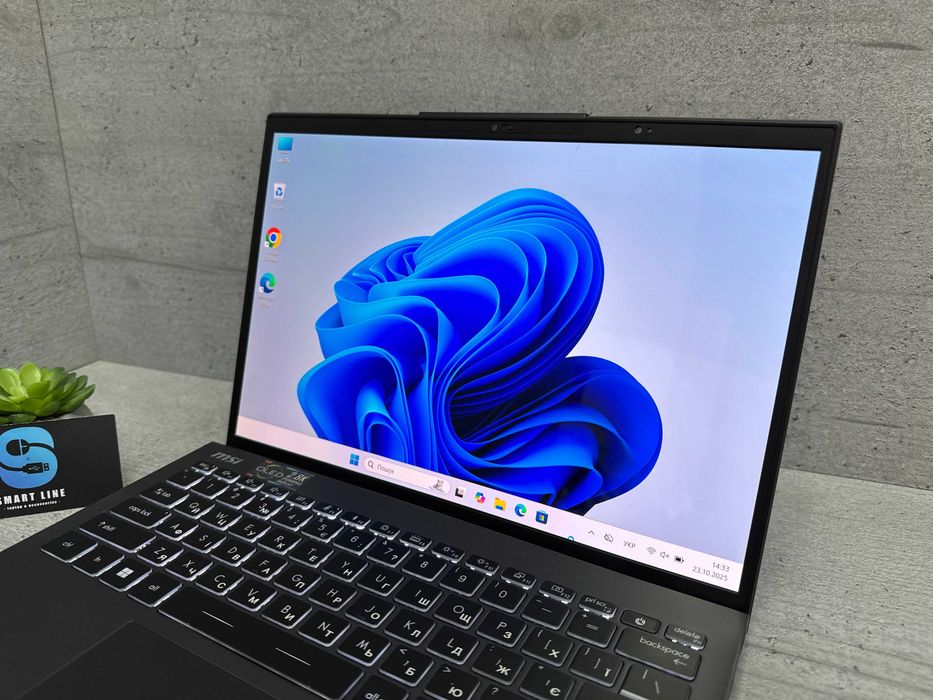 Стильний ноутбук MSI Prestige 13 AI Evo/32 ddr5/512 ssd/Intel Ultra 7