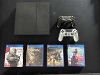 Ps4 + 2 pady + 4 gry
