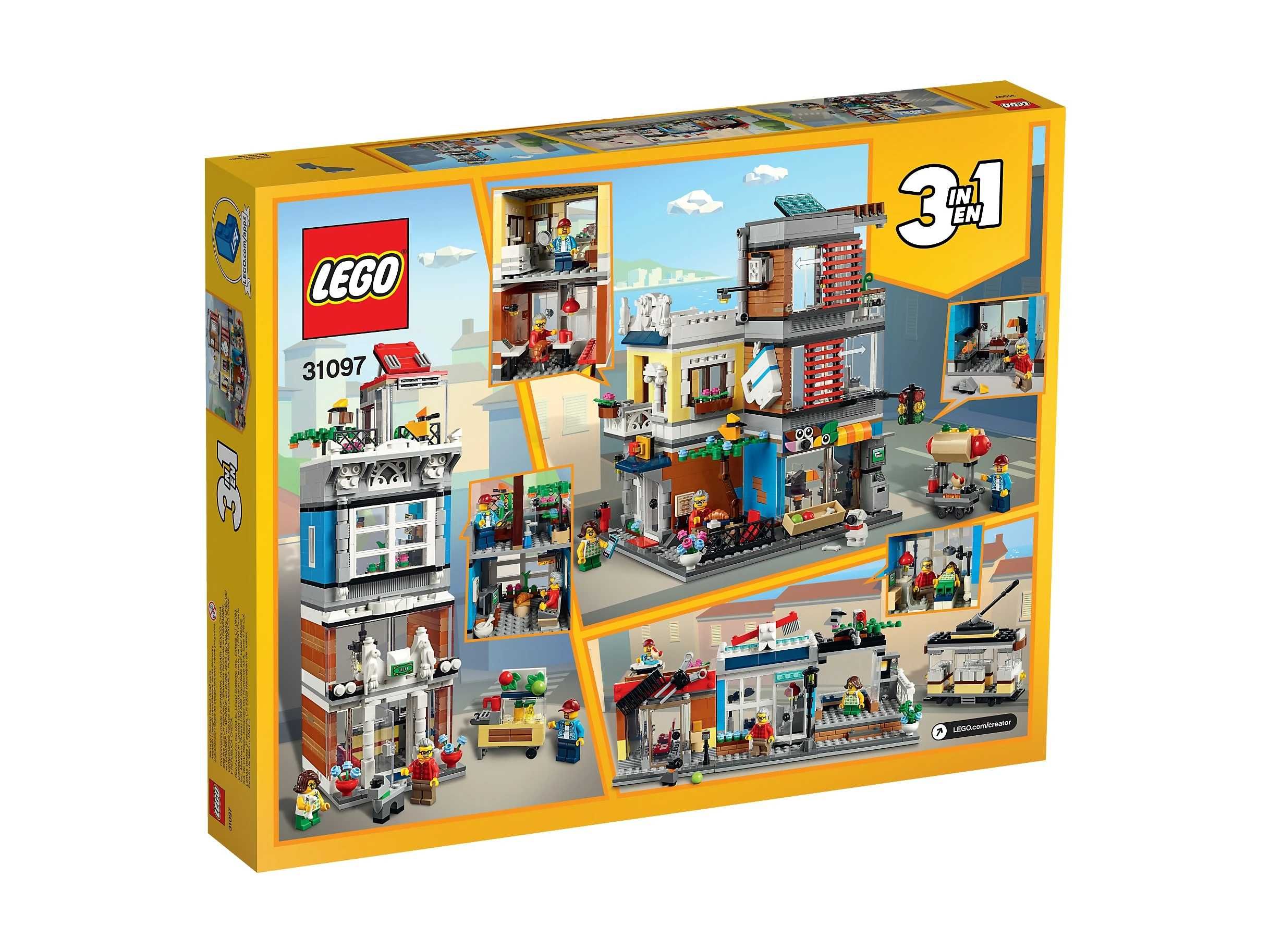 LEGO 31097 Creator 3w1 - Sklep zoologiczny i kawiarenka