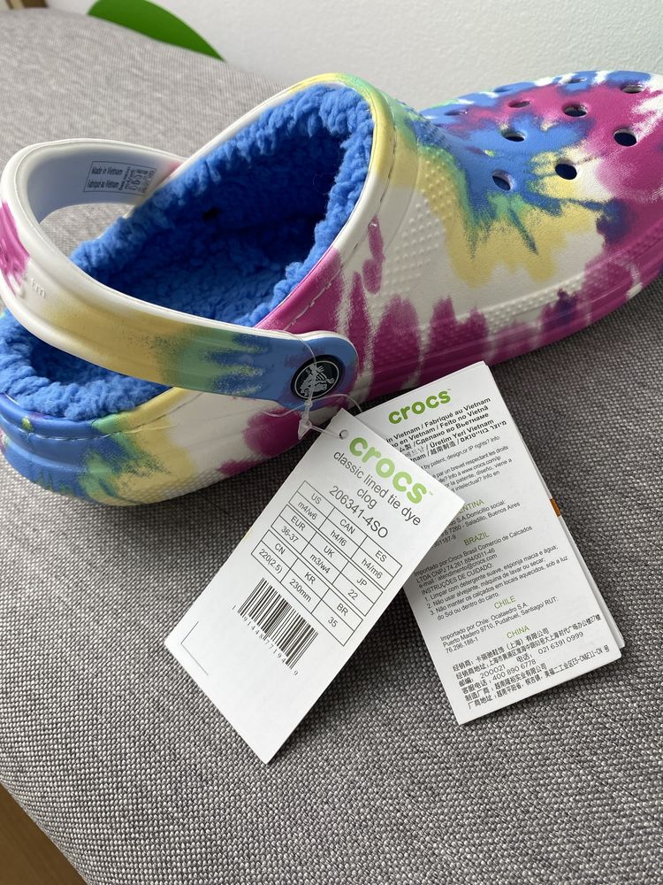 Crocs Classic Lined Tie Dye | Утеплені крокси