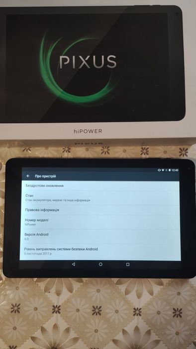 Планшет Pixus hi power tablet