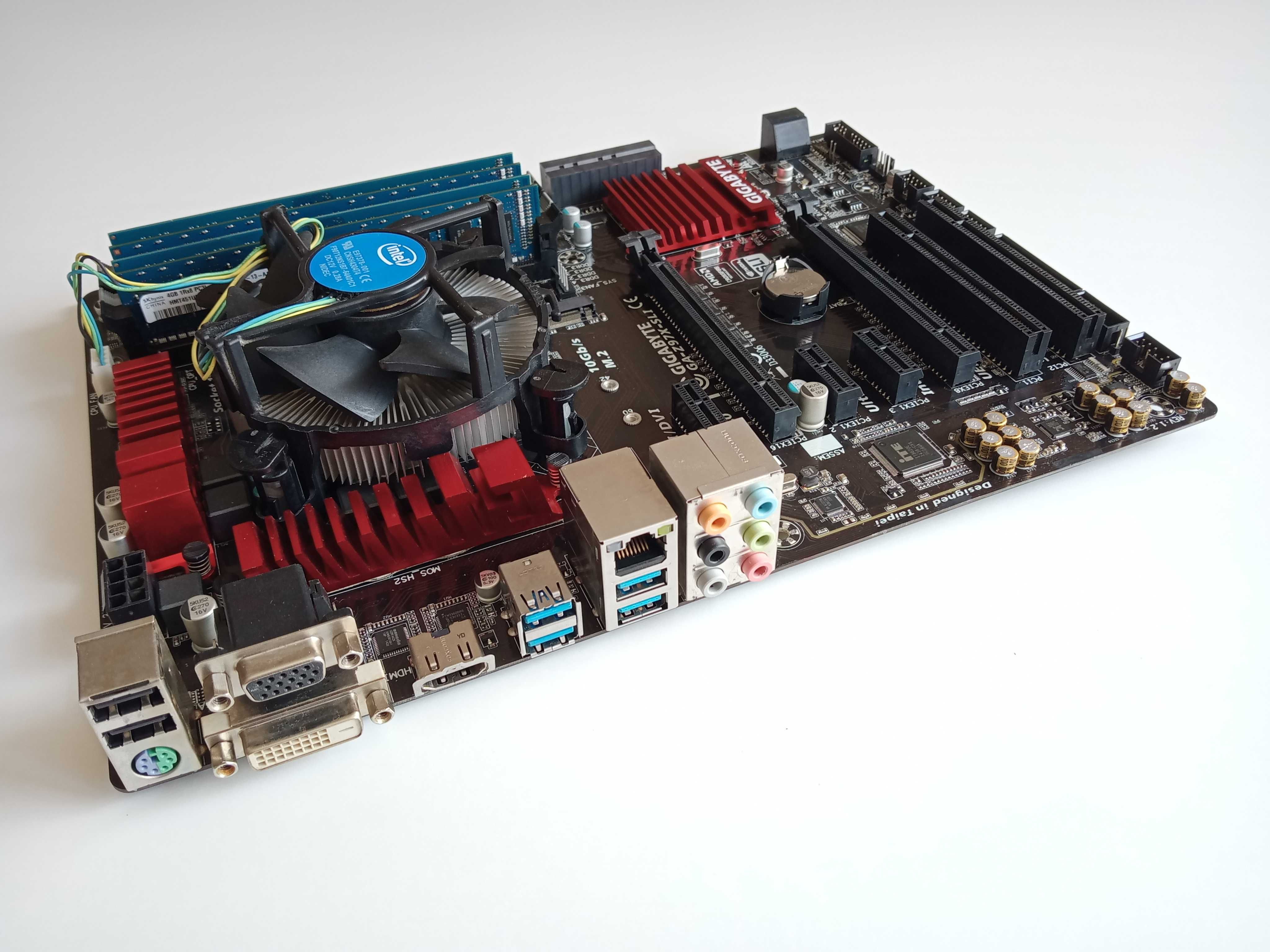 Zestaw: GIGABYTE GA-Z97X-SLI + INTEL Core i5-4670k + 16GB DDR3 1600MHz