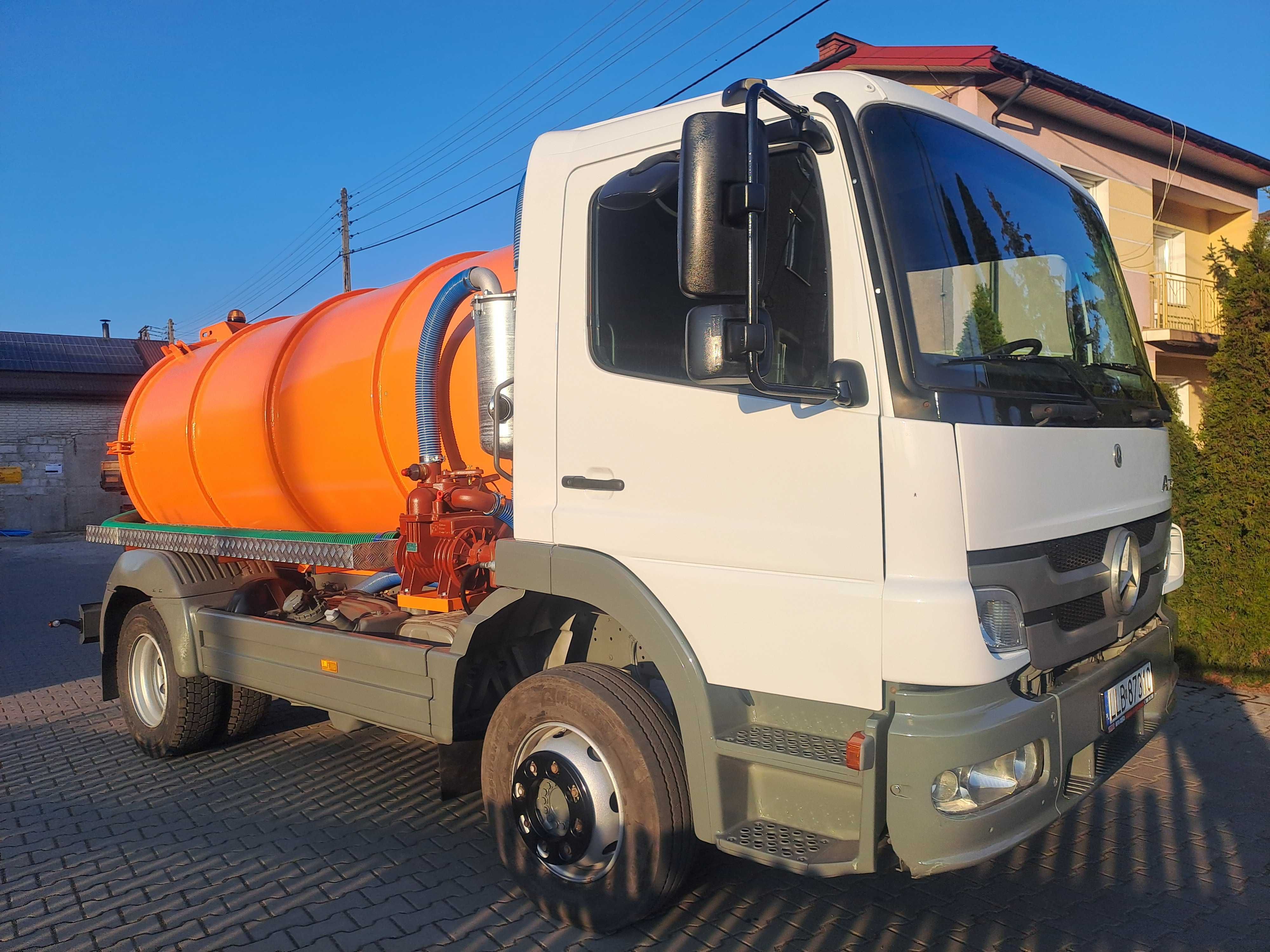 MERCEDES ATEGO 1218 Beczka Asenizacyjna Specjalny Przewiertów Nowa