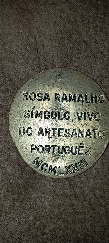 Medalha bronze Rosa Ramalho