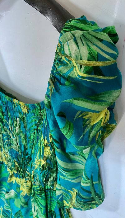 Letnia wakacyjna sukienka w letni print NOWA Reserved M/L