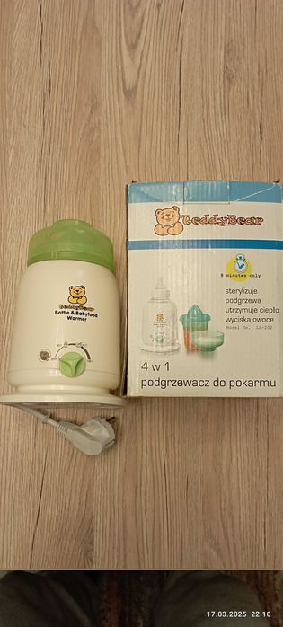 Podgrzewacz do pokarmu, butelek 4w1 Teddy Beat