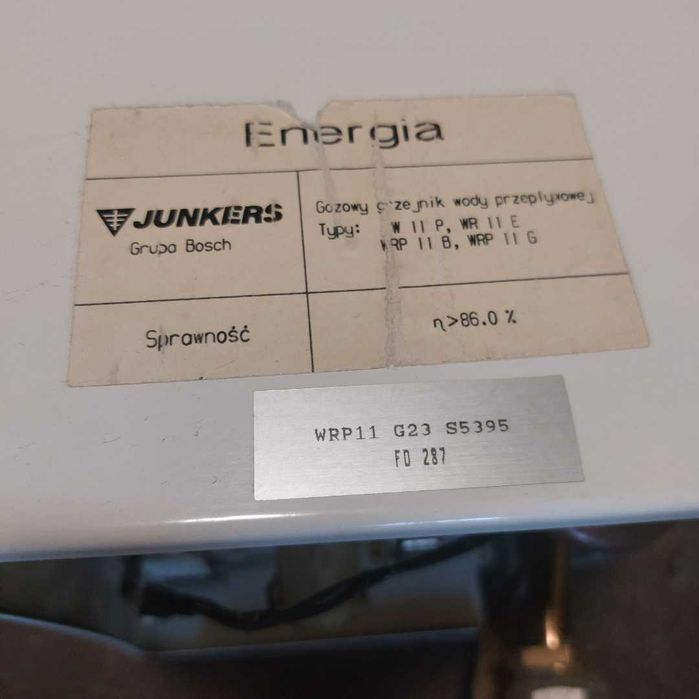 Bojler przepływowy Junkers