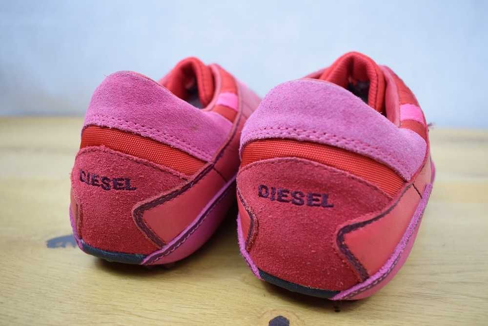 Diesel Bellatrix Red Pink Sneakers, buty sportowe, rozmiar 38