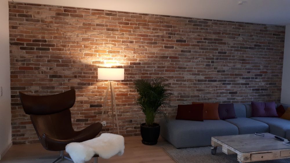 płytki ceglane, stary mur, płytki ze starej cegły, lico, ceglana ścian