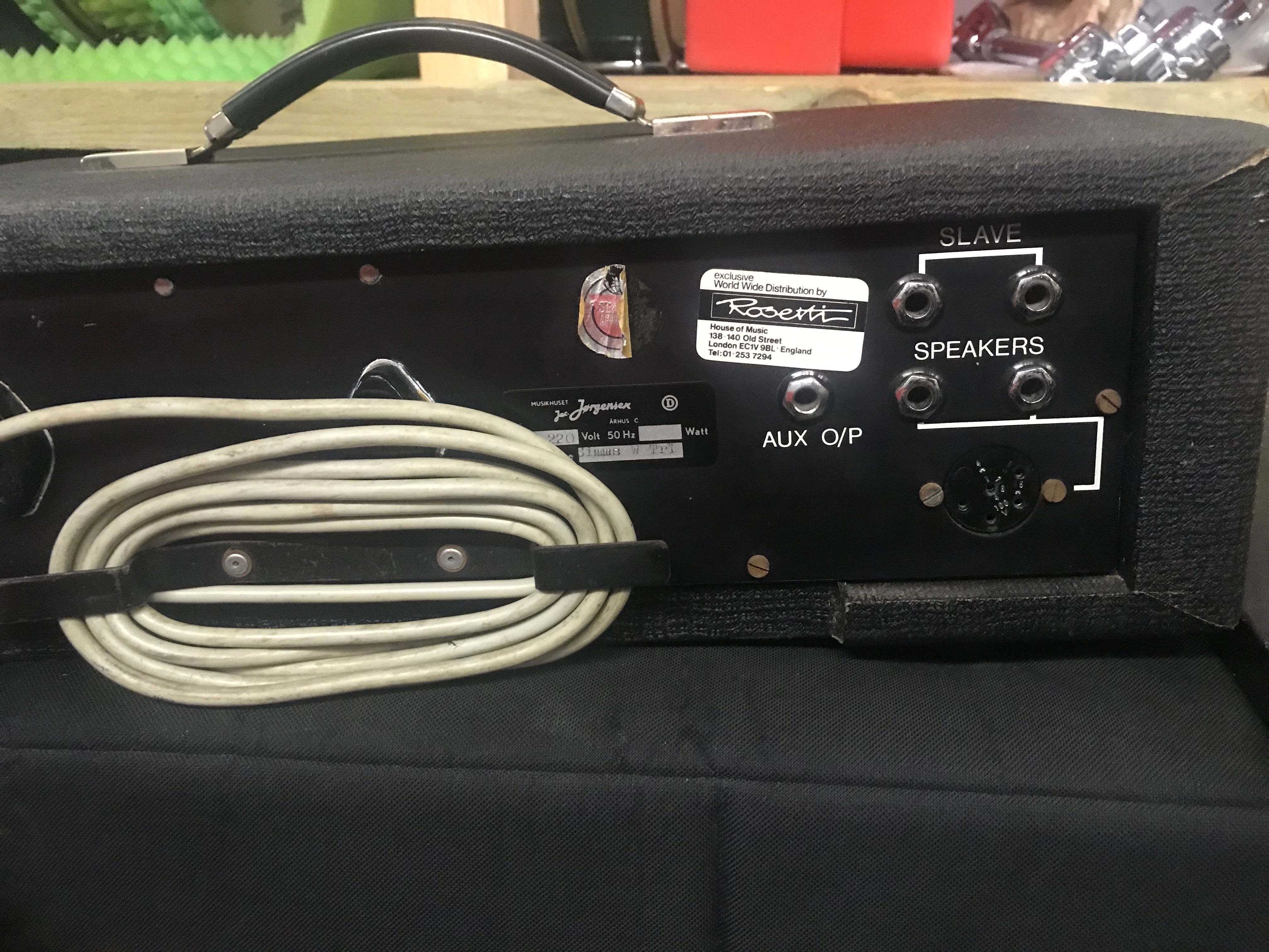 Simms Watts AP 100 ts wzmacniacz tranzystor vintage 70s