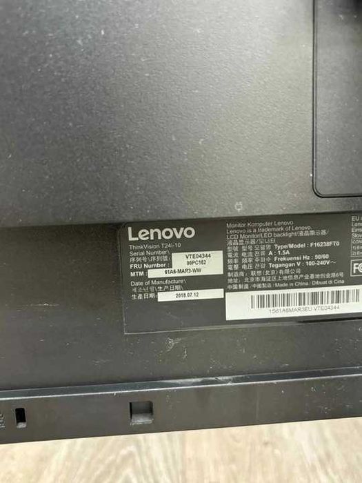 Monitor Lenovo ThinkVision T24i-10