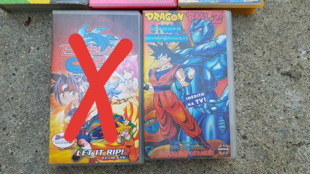 Cassetes vhs bom estado