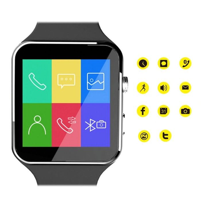 SmartWatch X6 | Relógio inteligente | Smartphone iOS Android Bluetooth