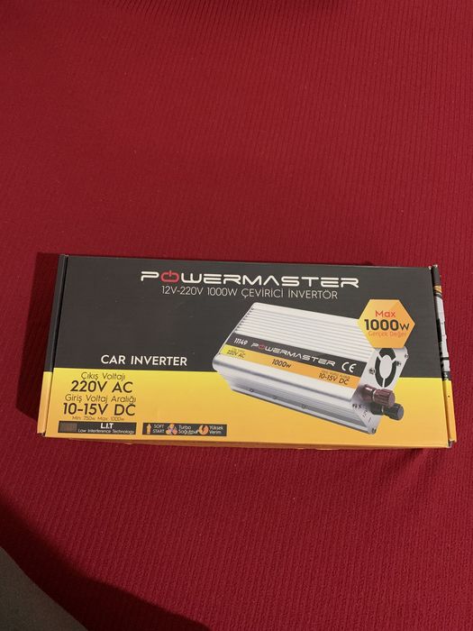 Инвертор Powermaster 12V–220V 1000W