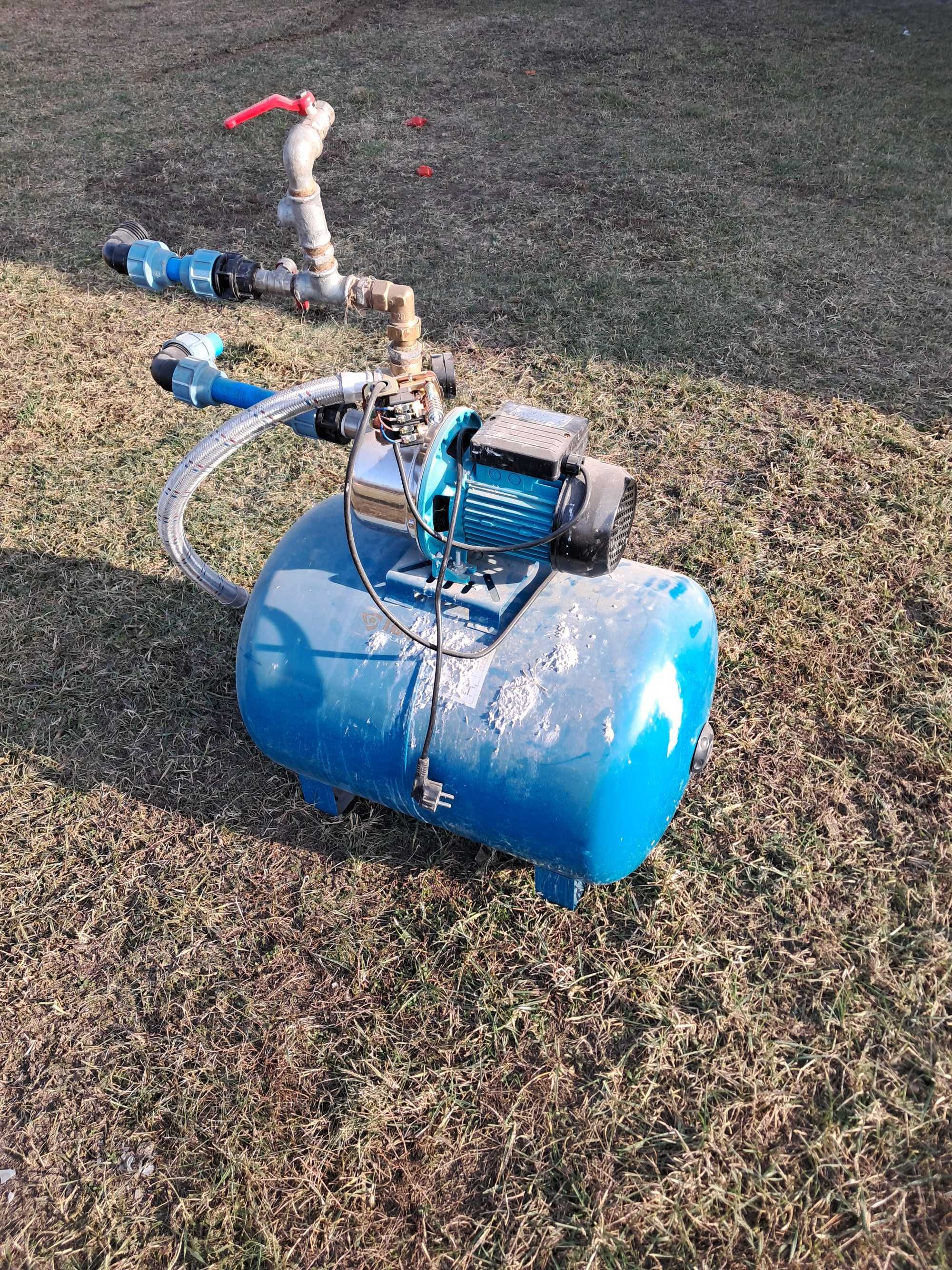 PompaJY-1000 i zbiornik przeponowyDG-100 oraz zbiornik hydroforowy 150