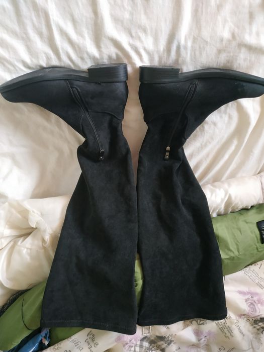 Ботфорти високі нові замша нубук 39 р