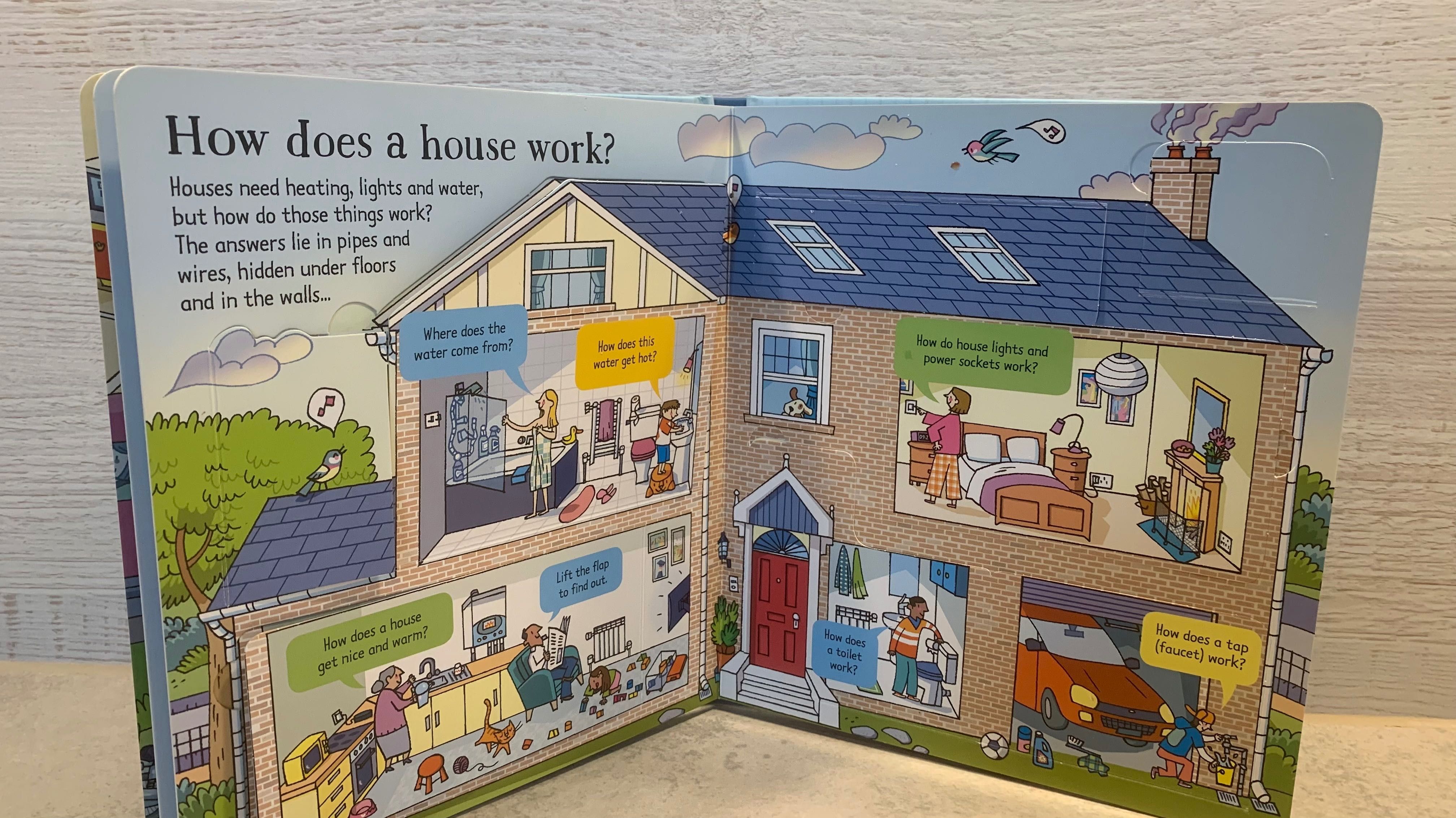 Usborne Look Inside How Things Work Lift-The-Flap