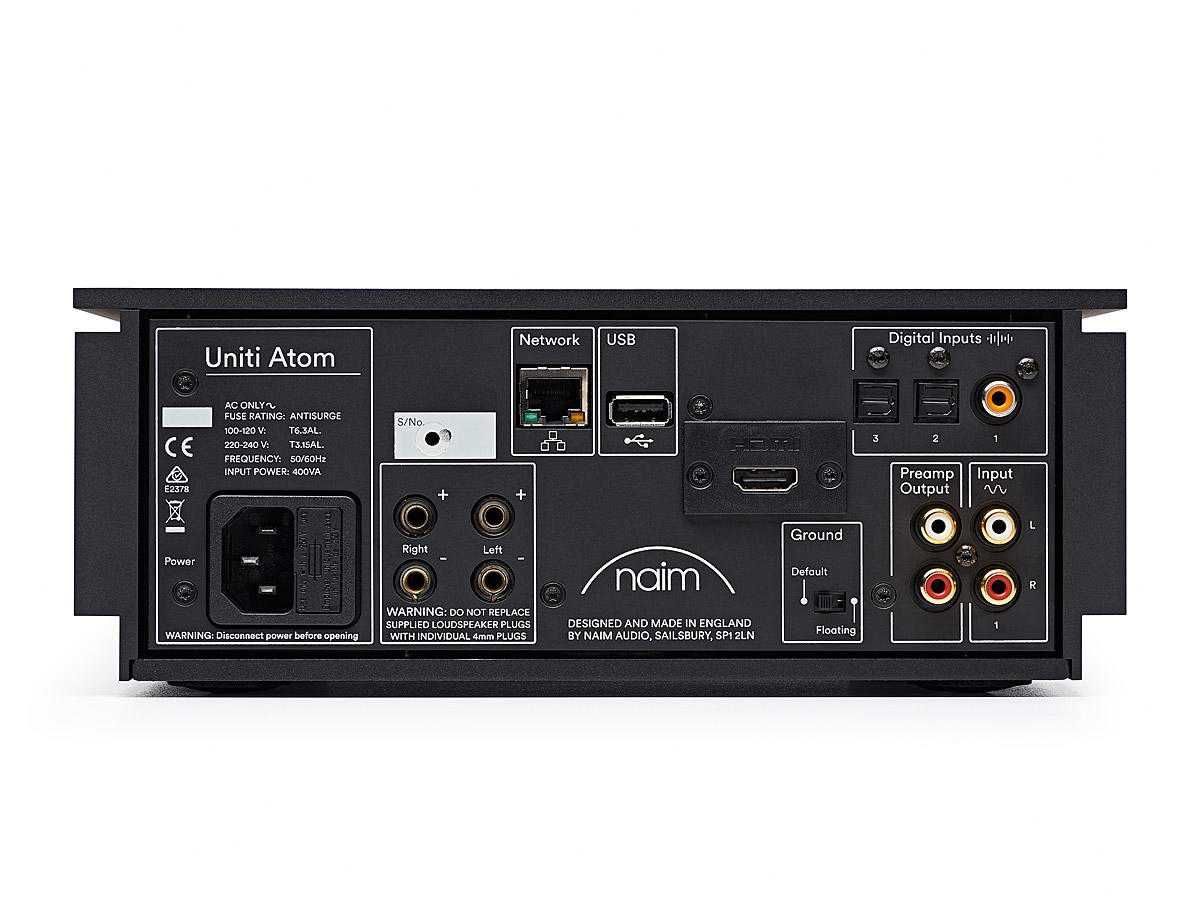 Wzmacniacz Naim Uniti Atom HDMI Spotifi Tidal Chromecast Nowy