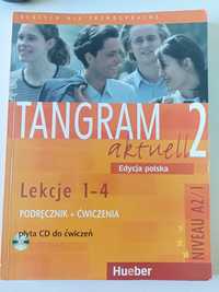 Tangram aktuell 2 /lekcje1-4 podręcznik+ćw+płyta cd
