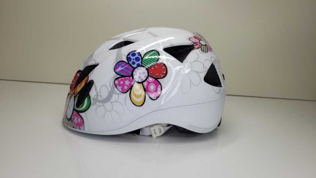 Piękny kolorowy dziecięcy kask ALPINA XIMO rozmiar 49-54cm LED