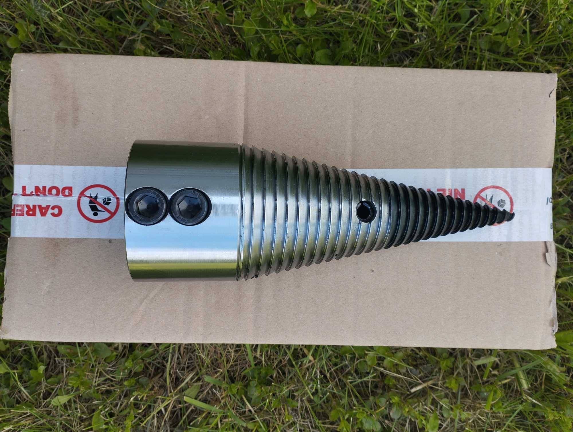 Świder do łupania drewna / stożek do łuparki 80mm / wymienna końcówka