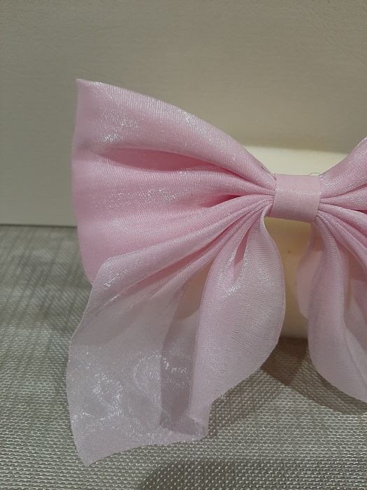 Laço  / Gancho cabelo rosa novo