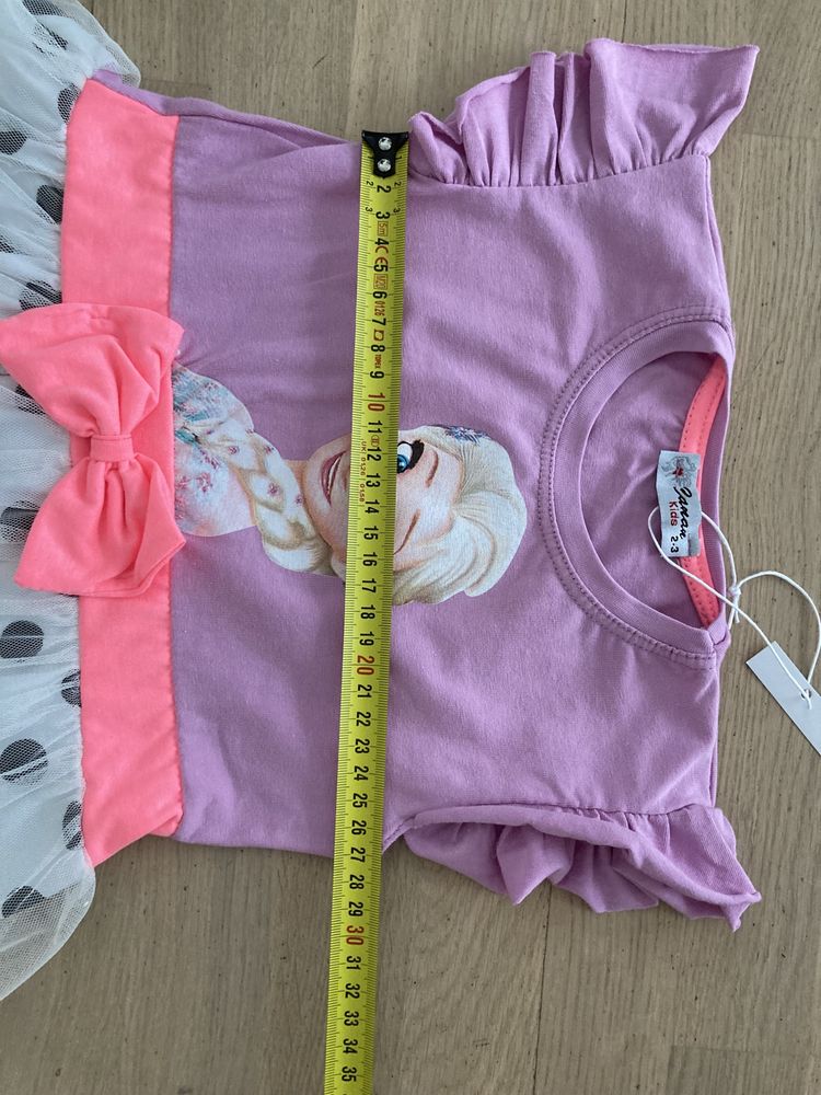 Sukienka Elsa kraina lodu 92 98