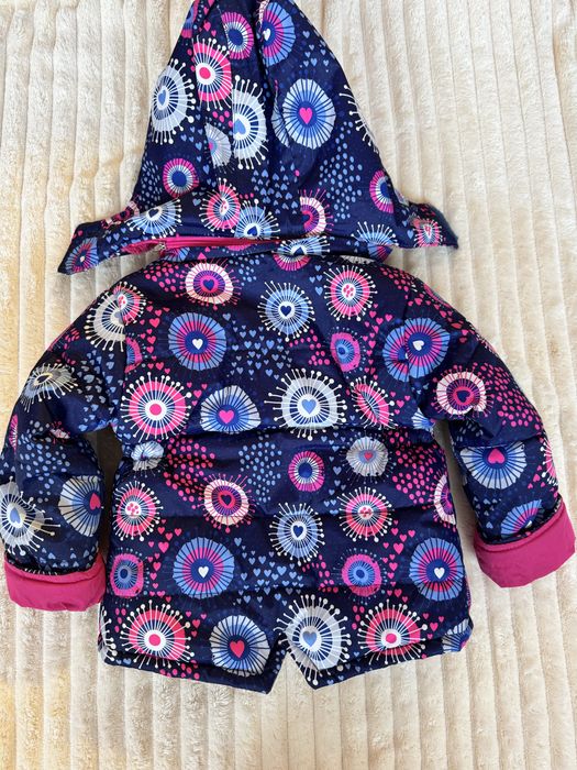 Теплий зимовий комбінезон на дівчинку