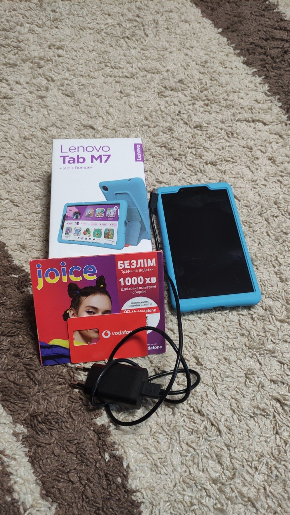 Планшет Lenovo Tab M7 Iron Grey + Kids Bumper (дитячий чохол)