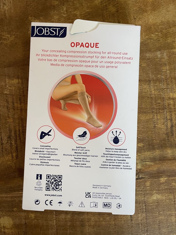 Podkolanówki uciskowe JOBST OPAQUE skarpety kompresyjne żylaki CCL2