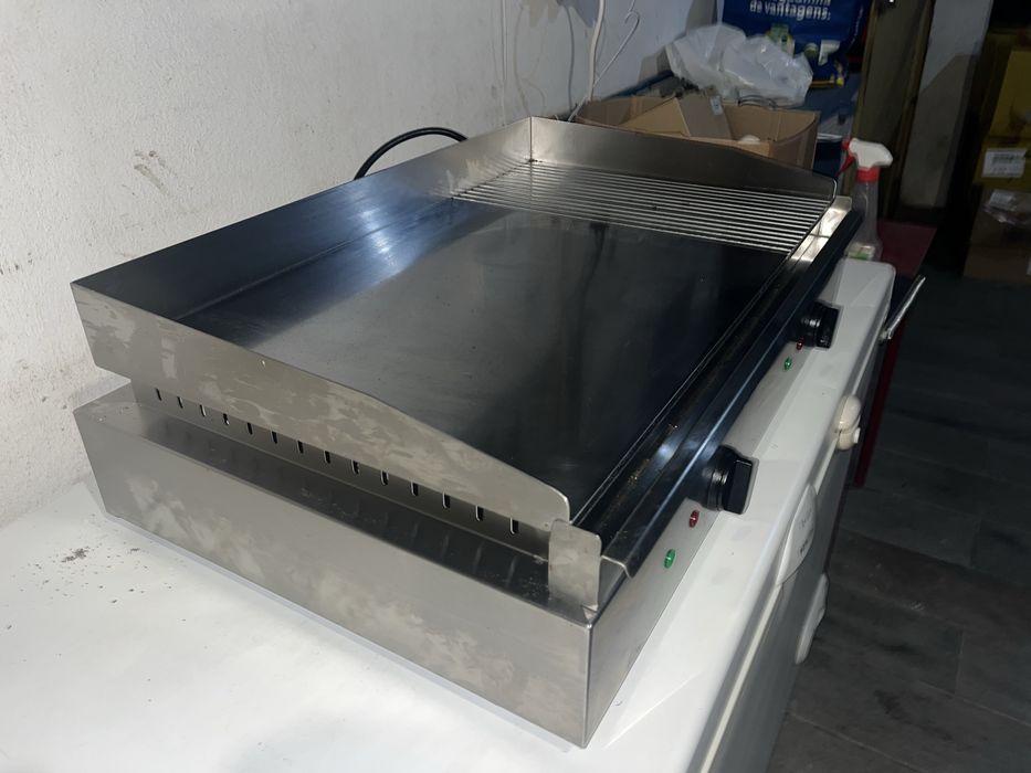 Grelhador profissional aço inoxidável