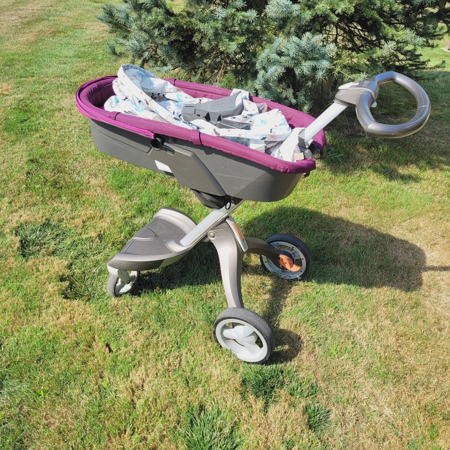 Wózek spacerowy gondola Stokke full zestaw