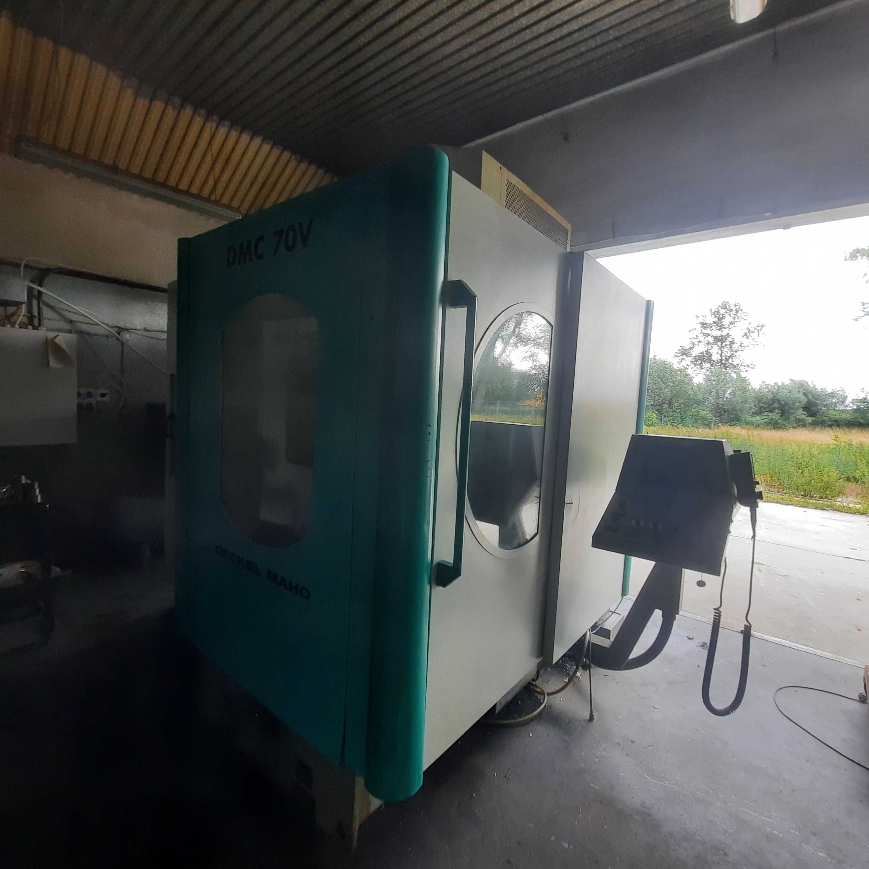 frezarka DECKEL MAHO DMC 70 V centrum obróbcze cnc likwidacja zakładu
