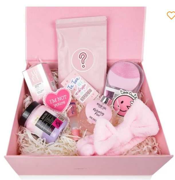 Набір для тіла Surprise Box, 9 предметів + подарунок + коробка