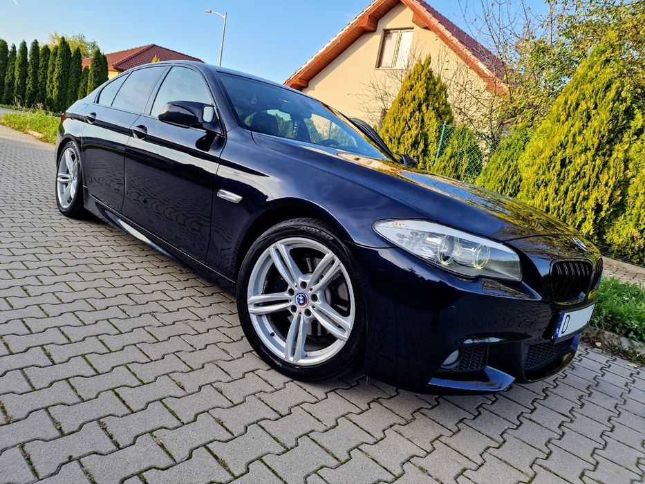 BMW 5 F10 3.0 525d 240KM AUTOMAT, Oryg. M-PAKIET, 2 kpl kół, ZAMIANA