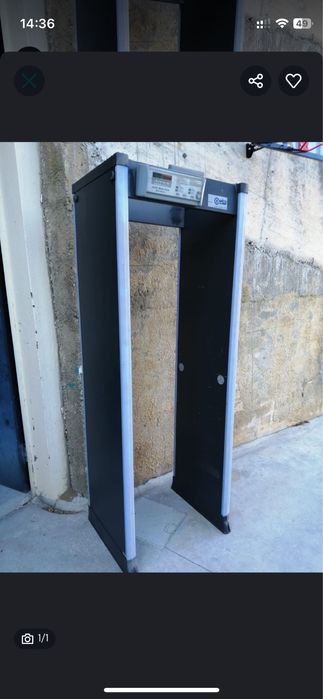 Detector de metais tipo portico