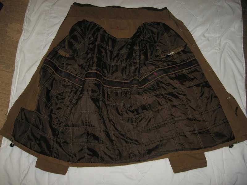 Kurtka męska beżowa brązowa 48 XL XXL 2xl duża na zamek jesień
