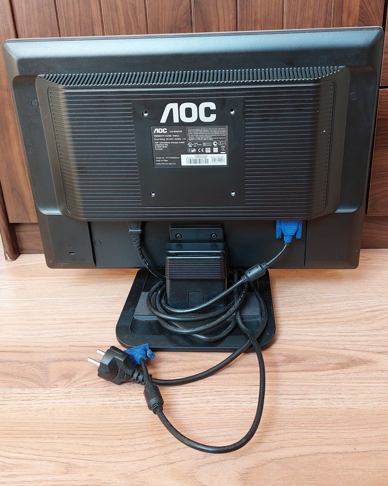 Monitor Aoc model TFT19W80PSA+