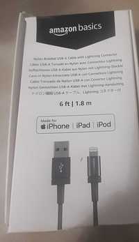 Kabel USB A - cable with Lightning do iPhone 1.8 m grafit